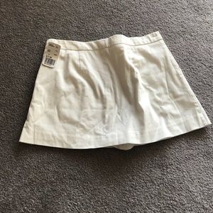 White Skort (skirt with shorts)